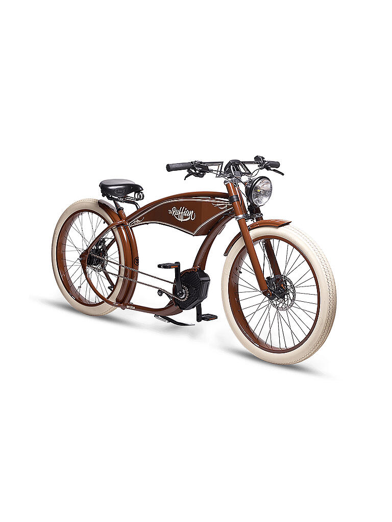 RUFFIAN | E-Bike 26" Cruiser The Ruffian Brown | 