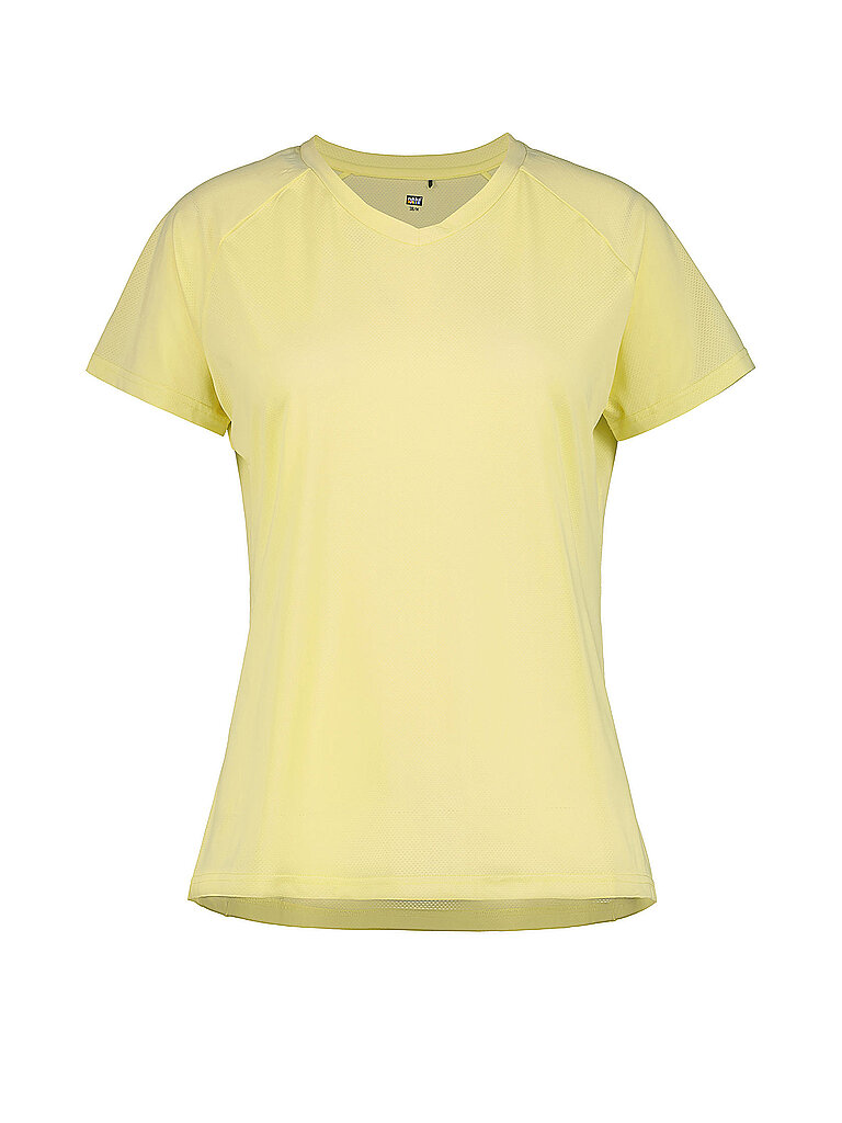 RUKKA Laufshirt Normal Fit 4-Wege-Stretch Gelb