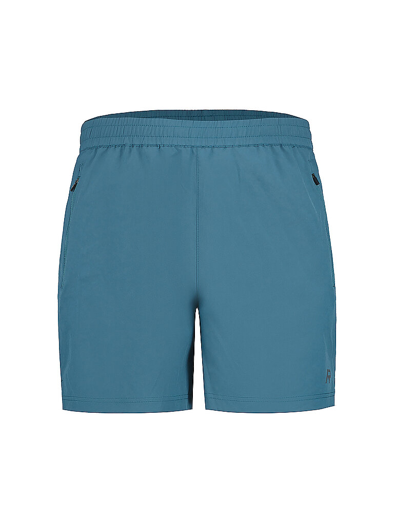RUKKA Laufshort Elastisch Zip Petrol