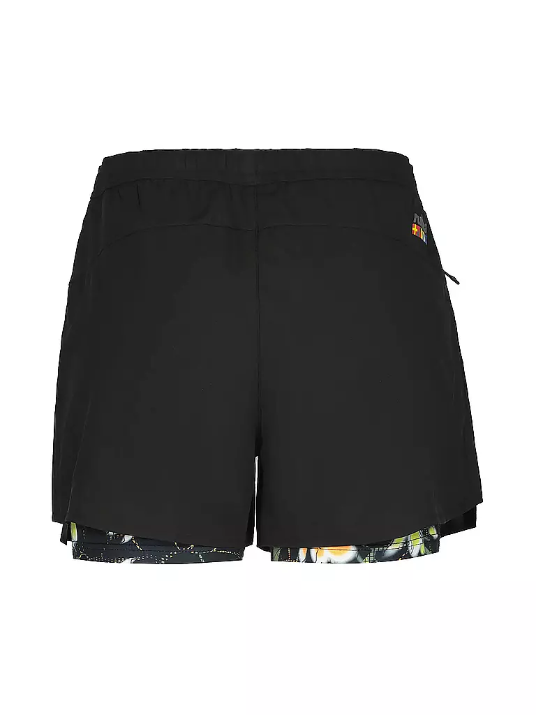 RUKKA | Damen 2in1 Laufshort Mahala | schwarz