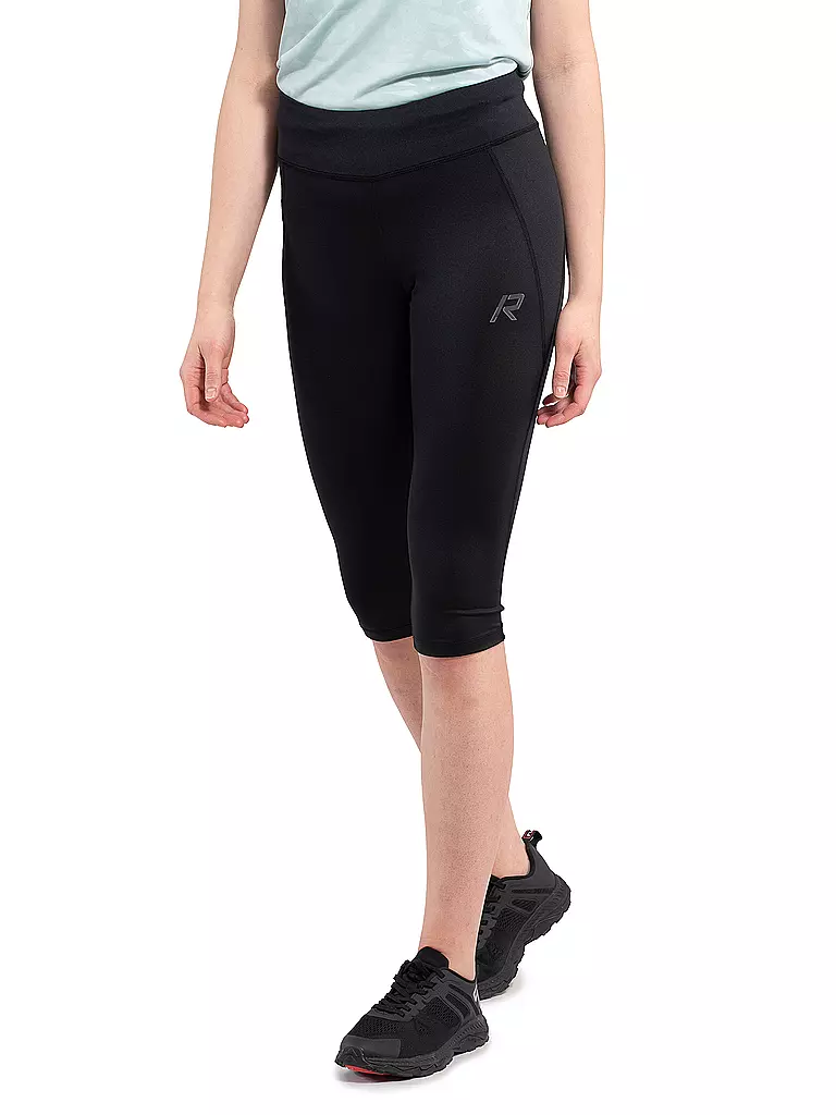 RUKKA | Damen 3/4 Lauftight Maakeski | schwarz