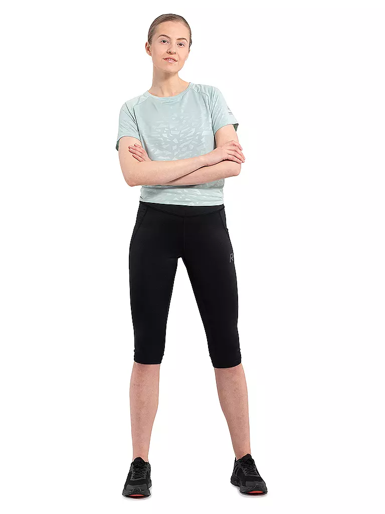 RUKKA | Damen 3/4 Lauftight Maakeski | schwarz