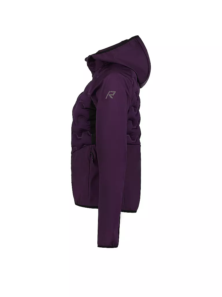 Damen RUKKA Martu lila Hybrid Laufjacke