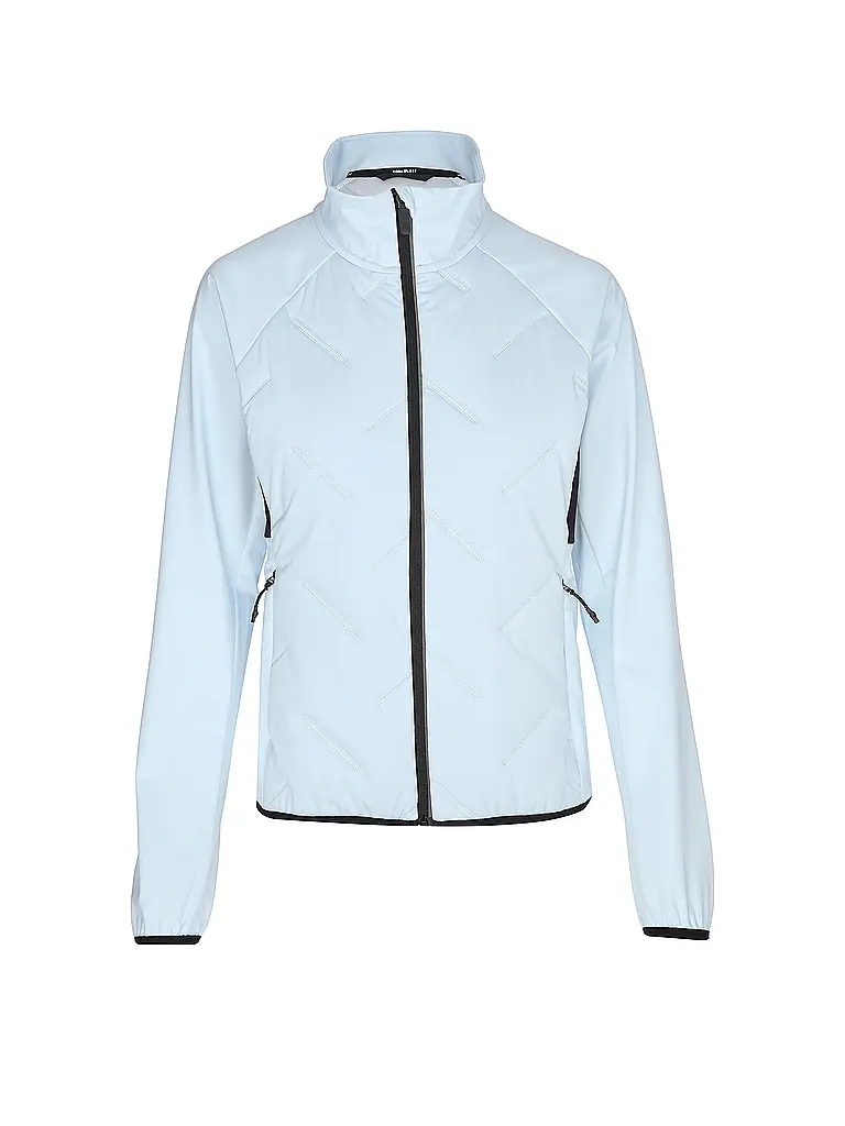 RUKKA | Damen Laufjacke Melta mit Kapuze | hellblau