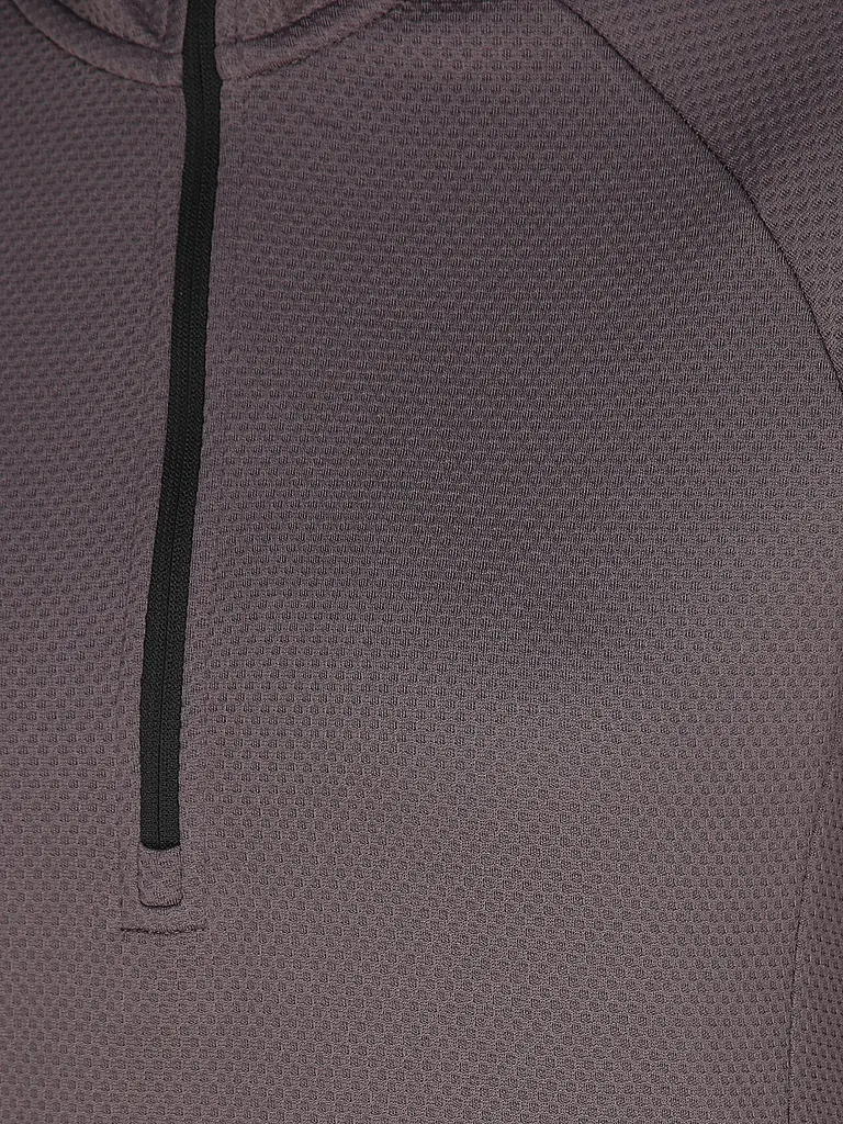 RUKKA | Damen Laufshirt Maakala 1/2 Zip | lila