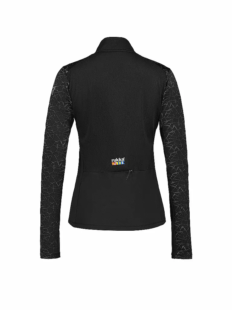 RUKKA | Damen Laufshirt Merisaari Reflective | schwarz