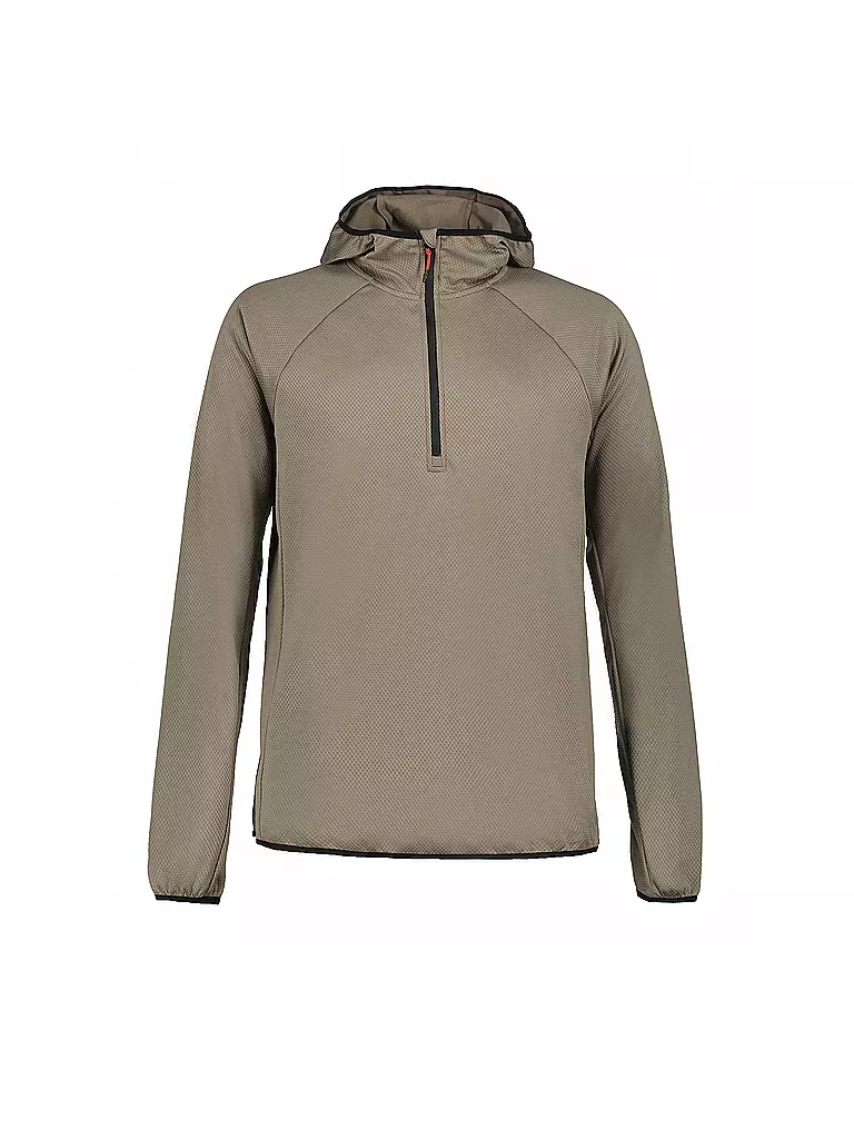 RUKKA | Herren Laufshirt Meilan 17" Zip | braun
