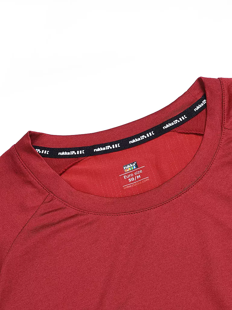 RUKKA | Herren Laufshirt Melko | rot