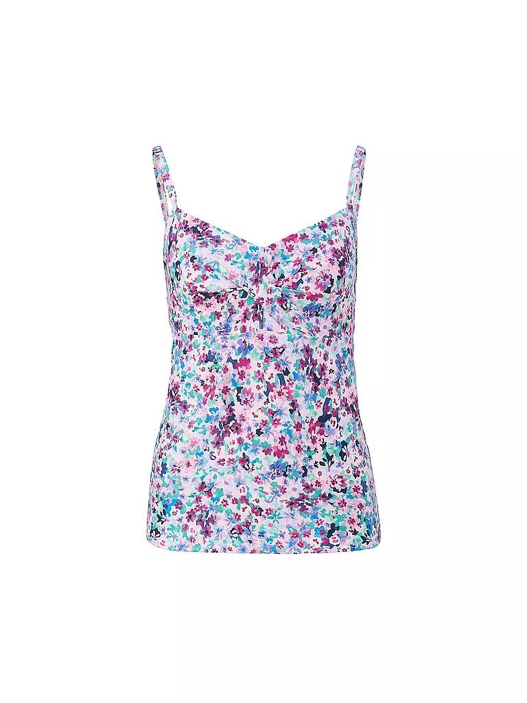 S.OLIVER | Damen Bikinioberteil Tankini Lilac Print | lila