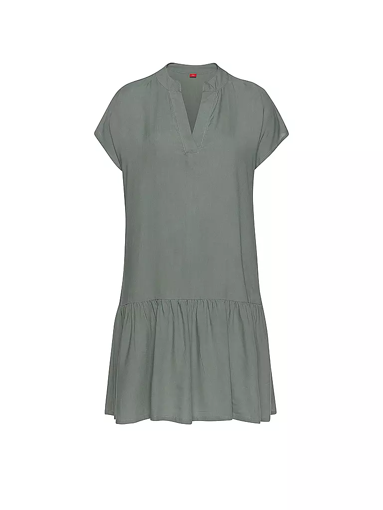 S.OLIVER | Damen Blusenkleid | olive