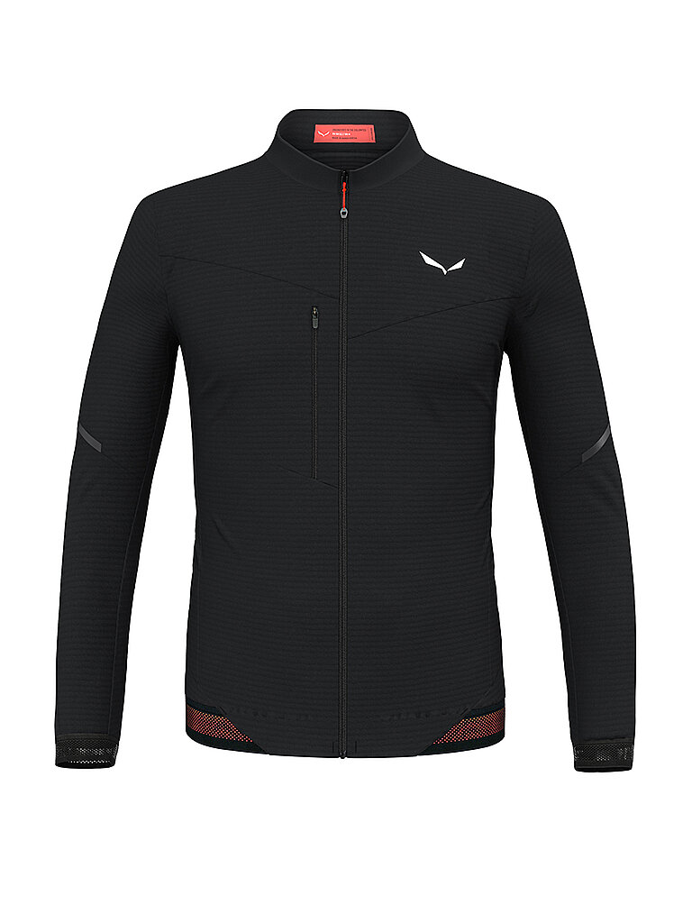 Salewa Fleecejacke Athletic Polarlite Athletisch Geschnitten Schwarz