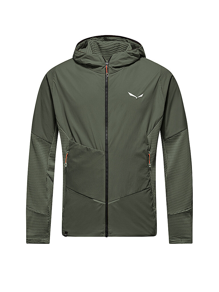 Salewa Fleecejacke Pedroc Wind Hoodie Olive