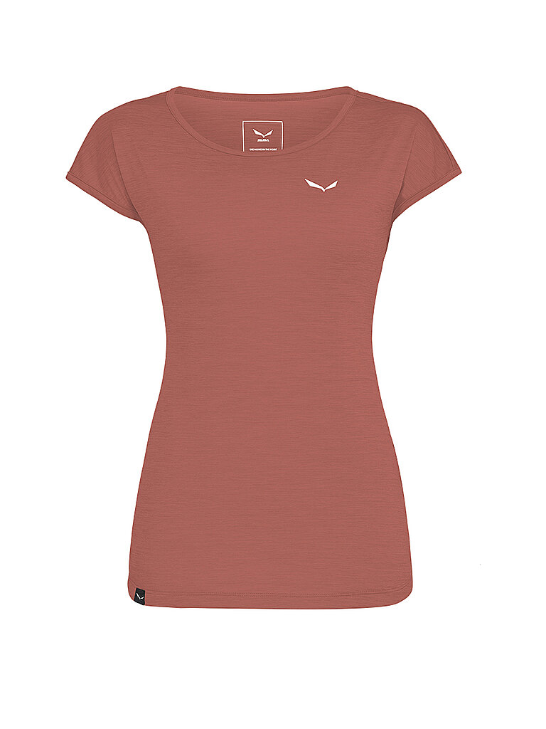 SALEWA Damen Funktionsshirt Puez Melange Dry kupfer | 40