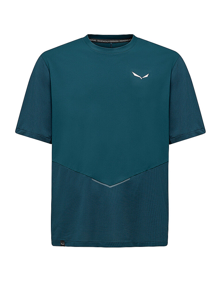 Salewa Funktionsshirt Pedroc Dry Hybrid Polyester Dunkelblau