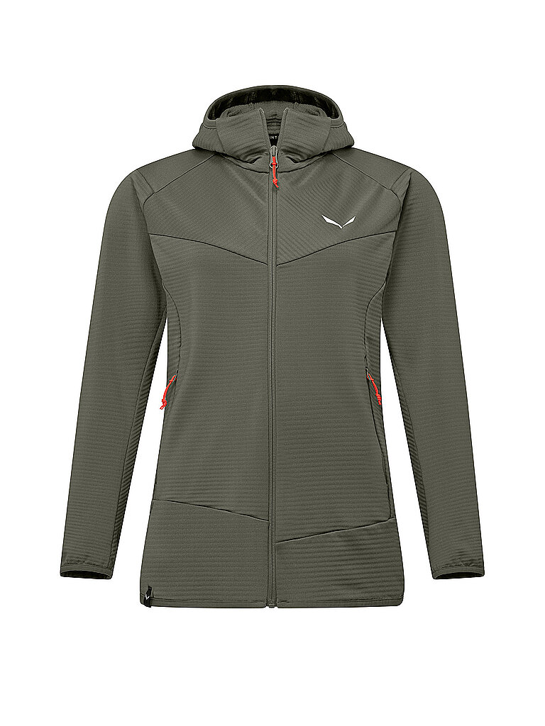 Salewa Fleecejacke Hoodie Polarlite Gruen