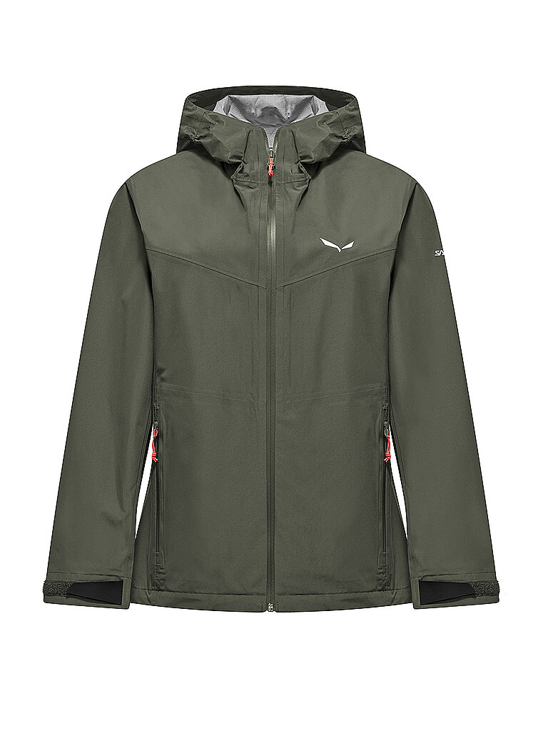 Salewa Wanderjacke Ripstop Powertext Olive