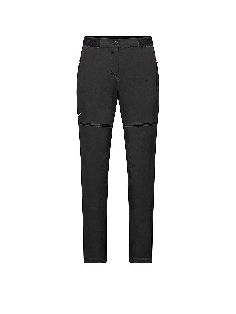 Salewa Wanderhose Durastretch PFAS Free ZipOff Schwarz