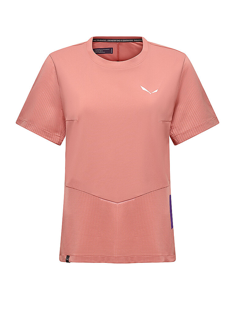 Salewa Funktionsshirt Pedroc Dry Hybrid Polyester Rosa