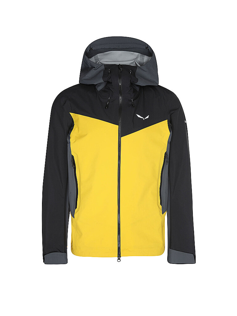 SALEWA Herren Wanderjacke Ortles PTX 3L Hoodie gold | M