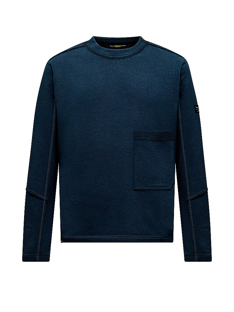 SALEWA Herren Funktions Pullover Fanes Dry dunkelblau | S