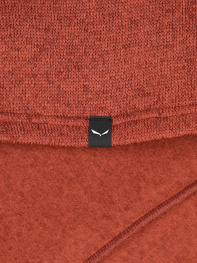 SALEWA | Damen Fleecejacke Puez Rocca Polarlite Hoodie | kupfer