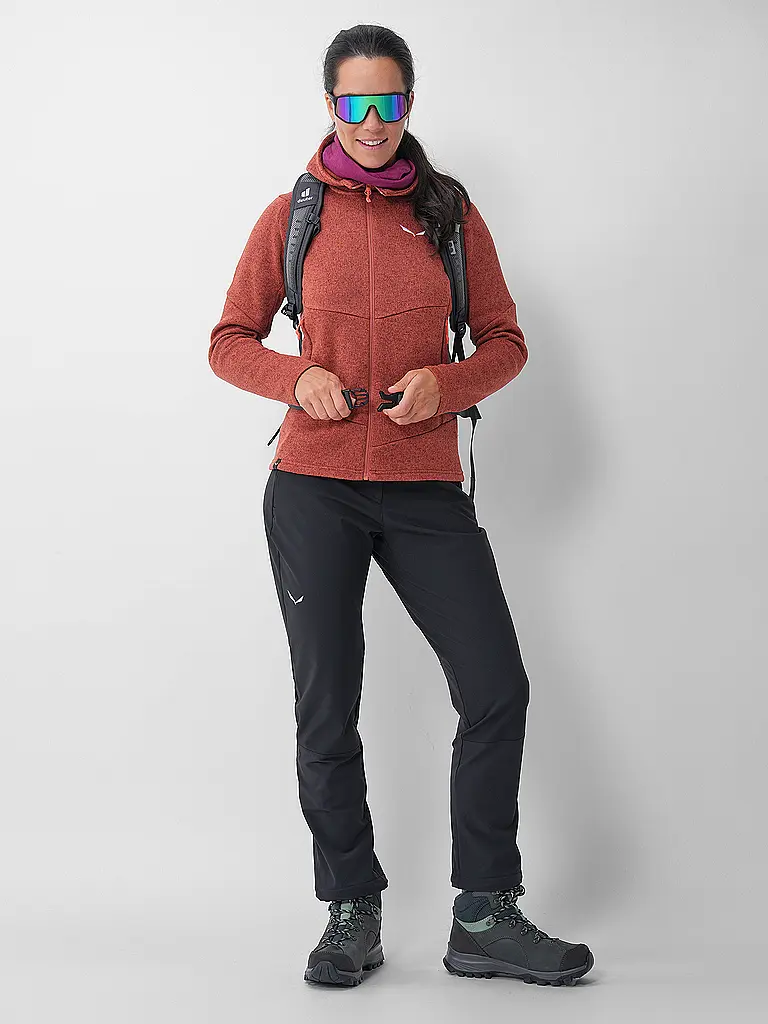 SALEWA | Damen Wanderhose Puez Dolomitic 2 Durastretch Regular | Schwarz