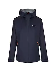 SALEWA | Damen Wanderjacke Puez (Aqua 3) PTX Hoodie | dunkelblau