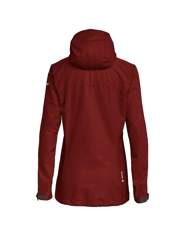 SALEWA | Damen Wanderjacke Puez Aqua Powertex Hoodie | dunkelrot