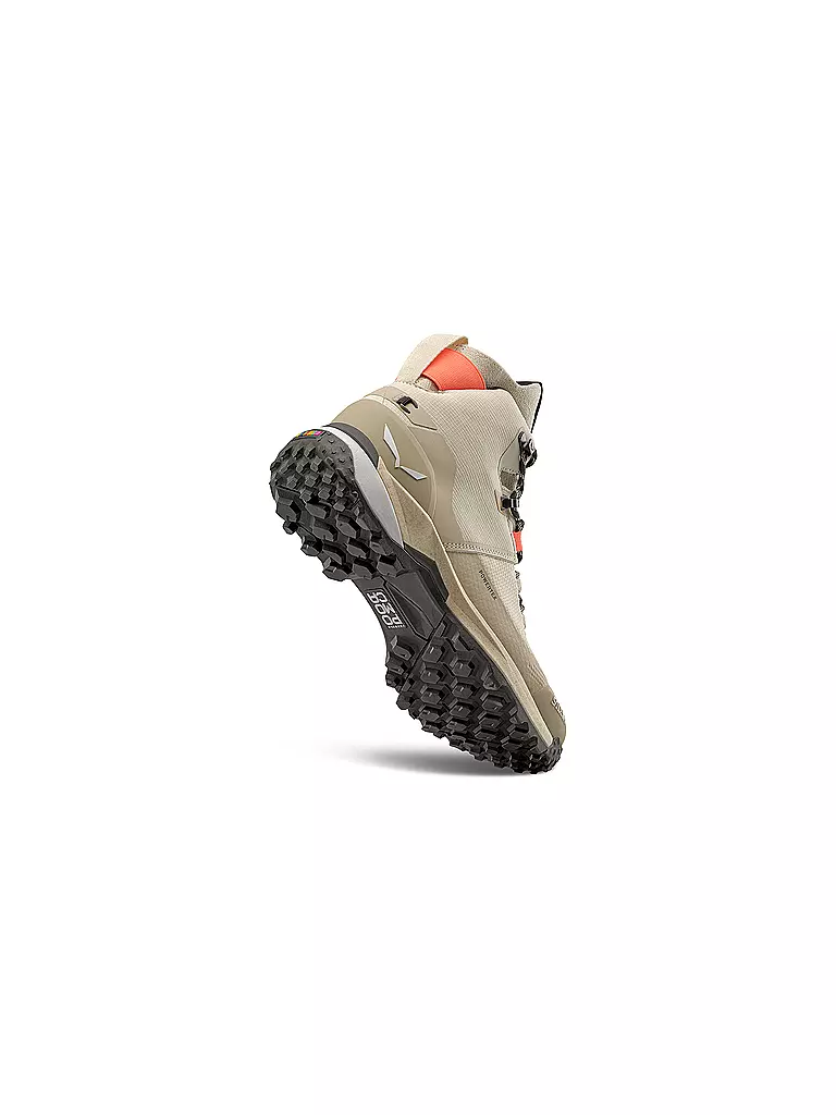 SALEWA | Damen Wanderschuhe Puez Knit Mid Powertex | beige