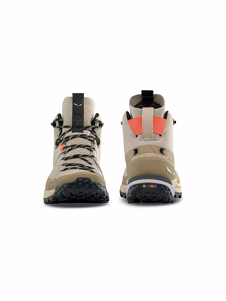 SALEWA | Damen Wanderschuhe Puez Knit Mid Powertex | beige