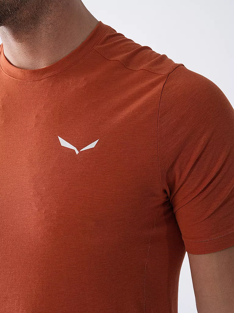 SALEWA | Herren Funktionsshirt      Herren     Baselayers & T-Shirts     T-Shirts Puez Melange Dry'Ton | orange