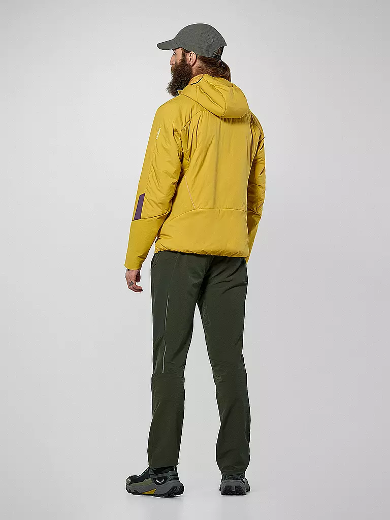 SALEWA | Herren Hybridjacke Pedroc TQ Air Hoodie | gold