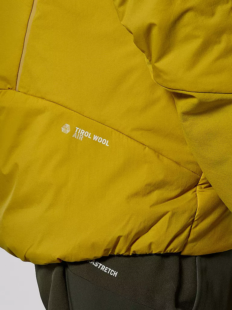 SALEWA | Herren Hybridjacke Pedroc TQ Air Hoodie | gold