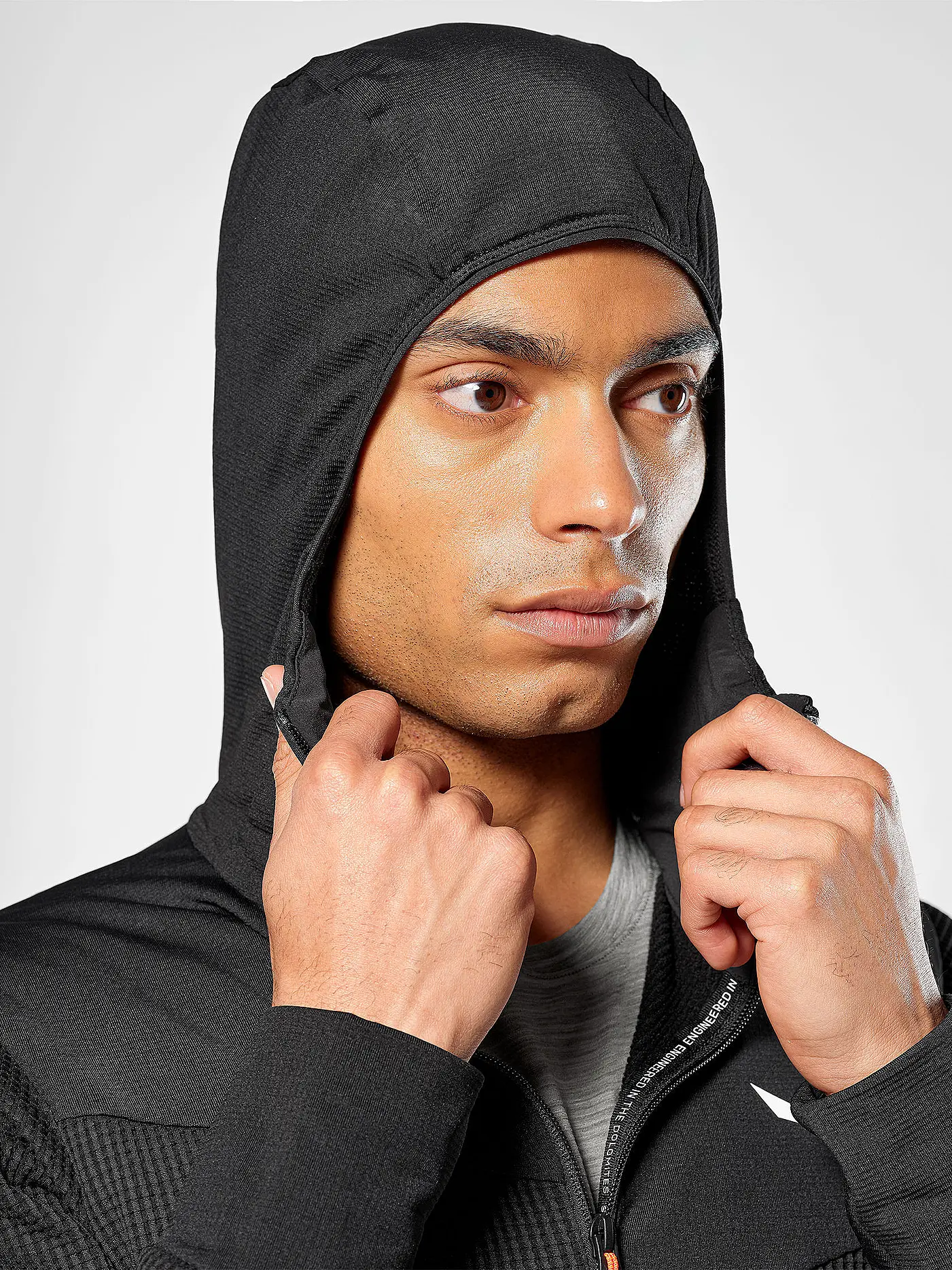 SALEWA | Herren Hybridjacke Puez Waffle Polarlite | schwarz