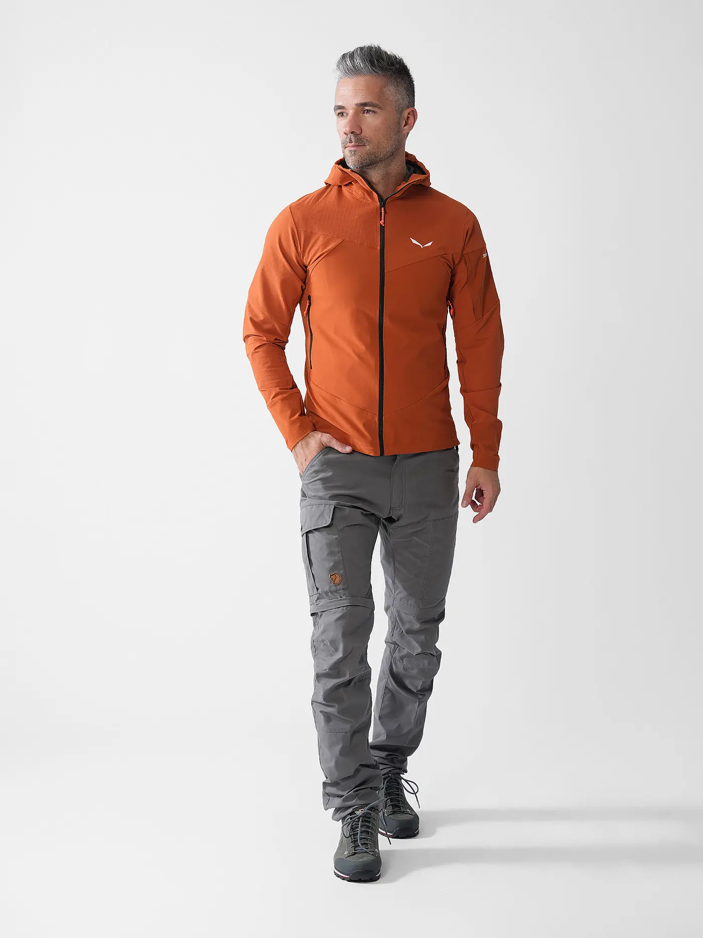 SALEWA | Herren Softshell Jacke Agner Durastretch | orange