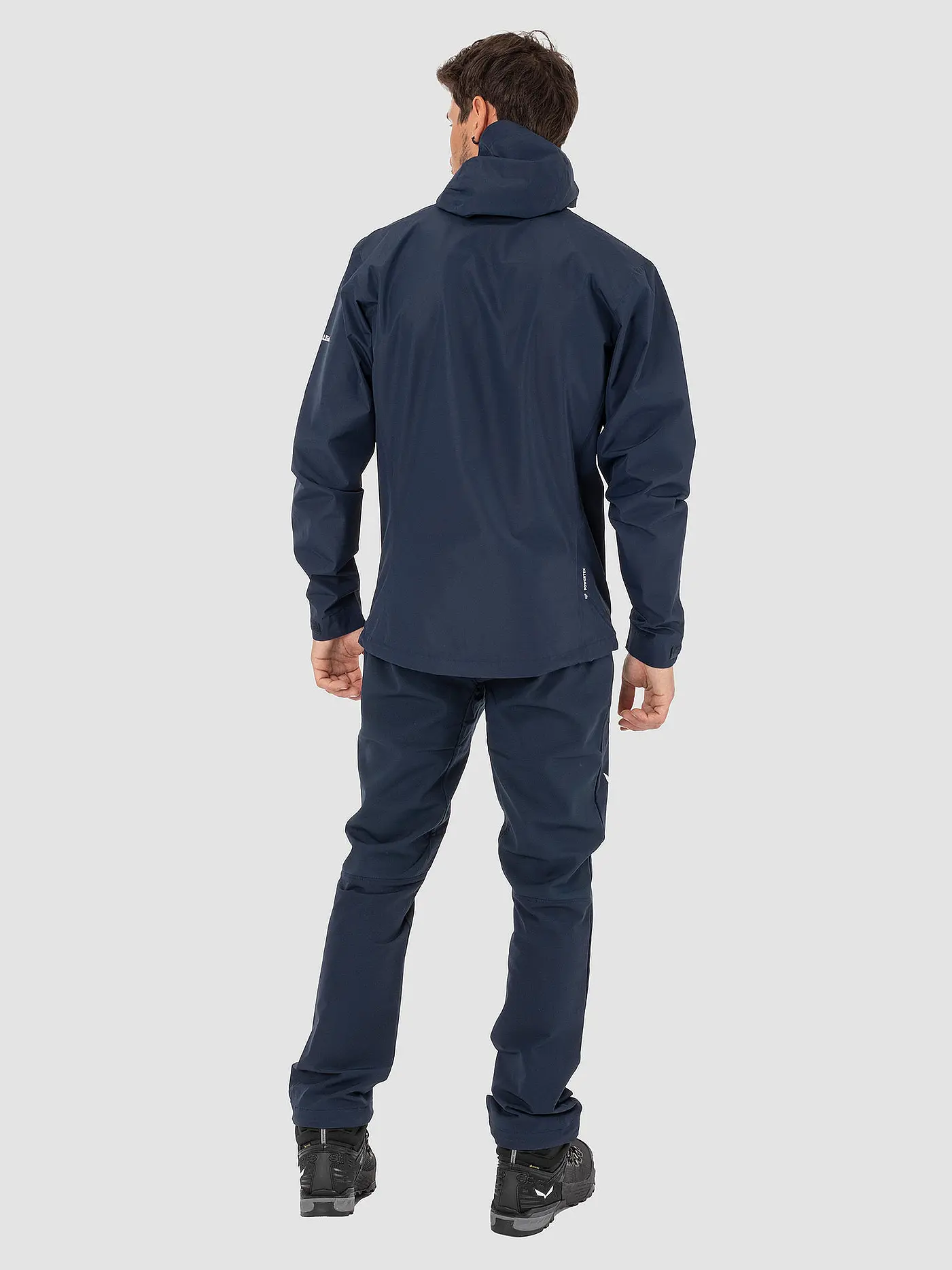 SALEWA | Herren Wanderjacke Puez Aqua 4 2.5L Powertex Hoodie | dunkelblau