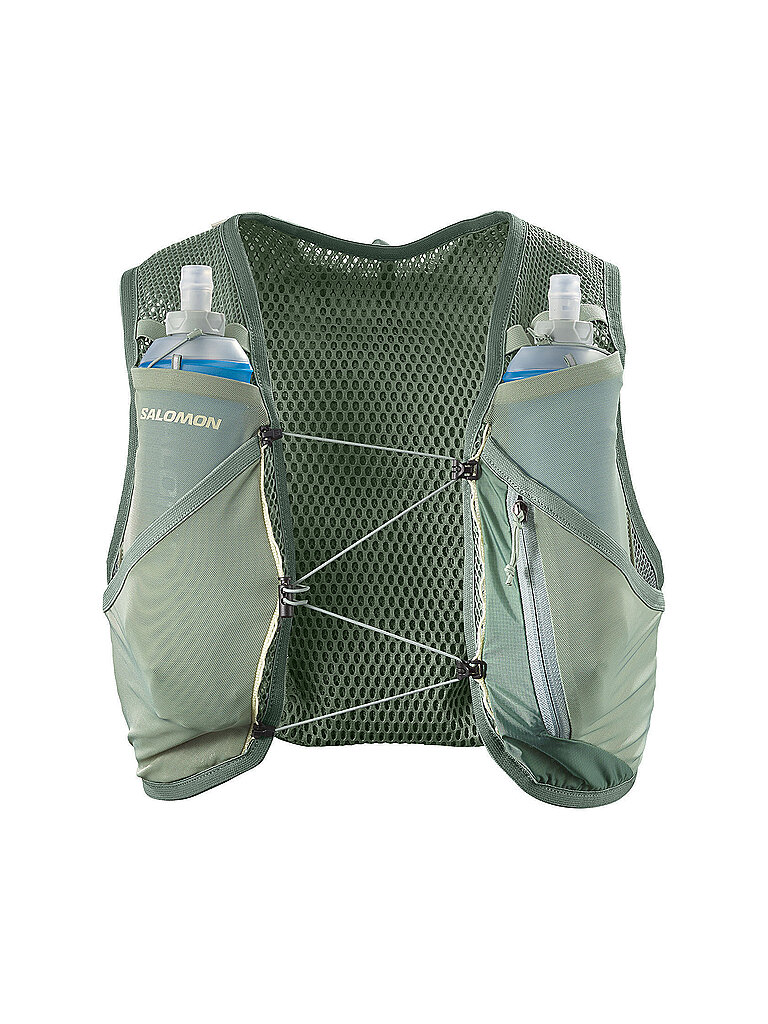 SALOMON Trinkweste Active Skin 4 Set hellgrün | S