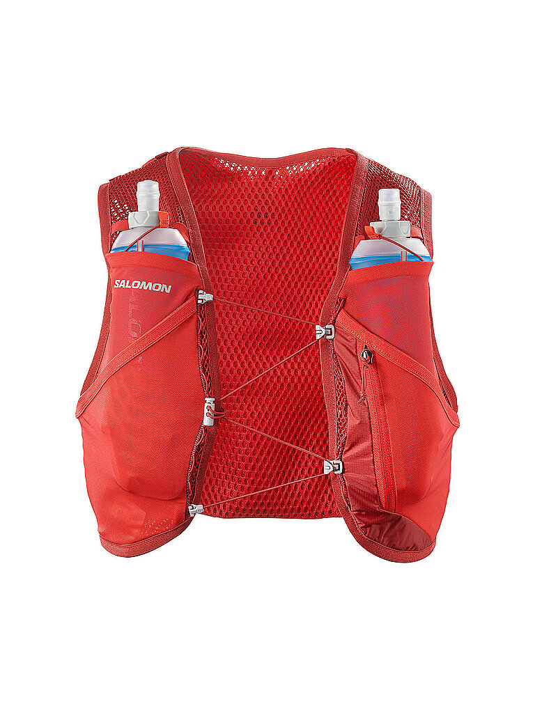 SALOMON Trinkweste Active Skin 4 Set rot | S