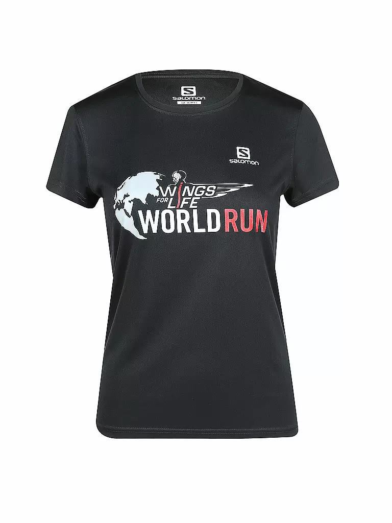 SALOMON | Damen Laufshirt Wings for Life World Run 2021 | blau