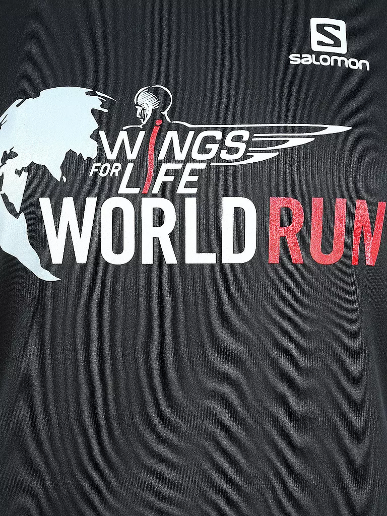 SALOMON | Damen Laufshirt Wings for Life World Run 2021 | blau