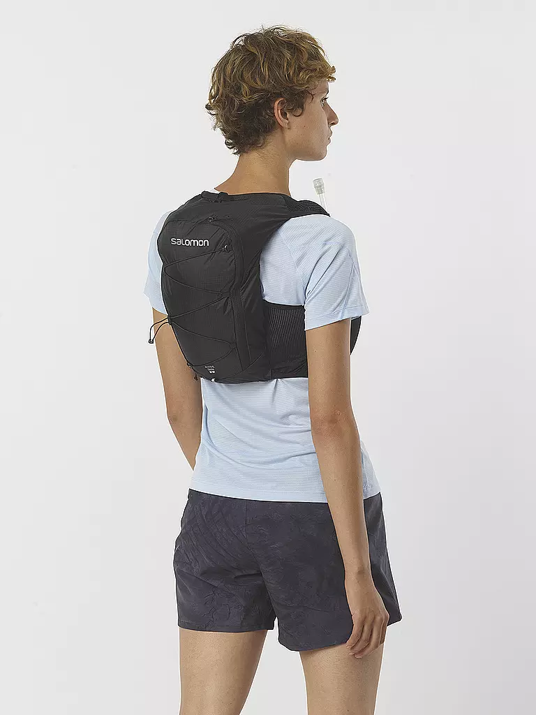 SALOMON | Damen Laufweste Active Skin 8 mit Flasks | schwarz