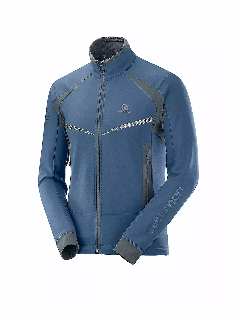 SALOMON | Herren Laufjacke Softshell RS Warm | blau