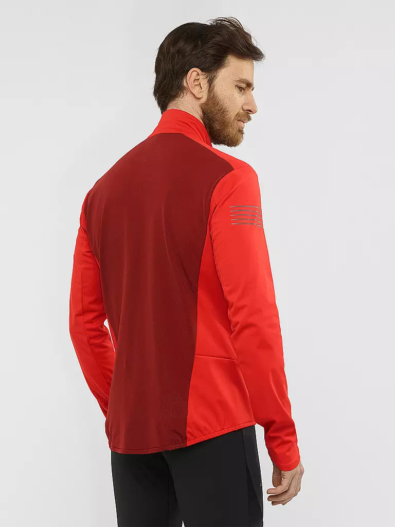 SALOMON | Herren Laufjacke Softshell RS | rot