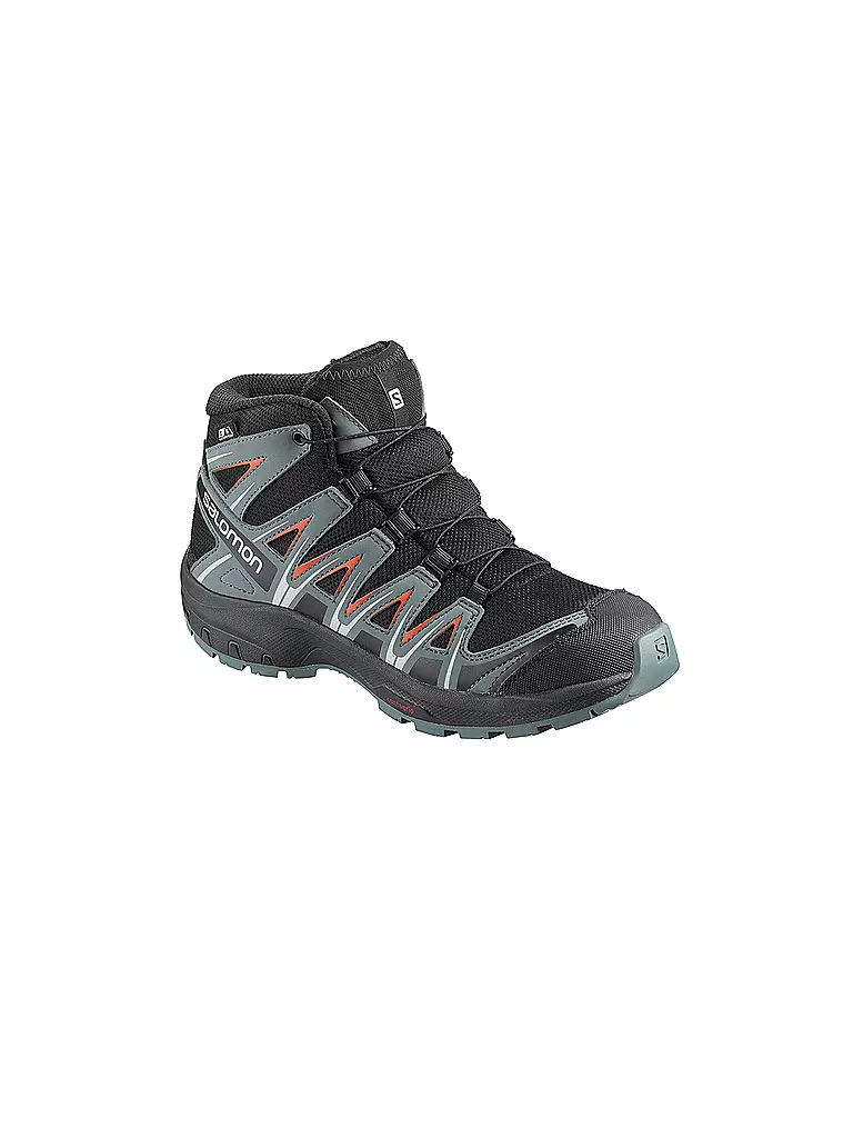 SALOMON | Kinder Wanderschuhe XA Pro 3D Mid CSWP J | schwarz