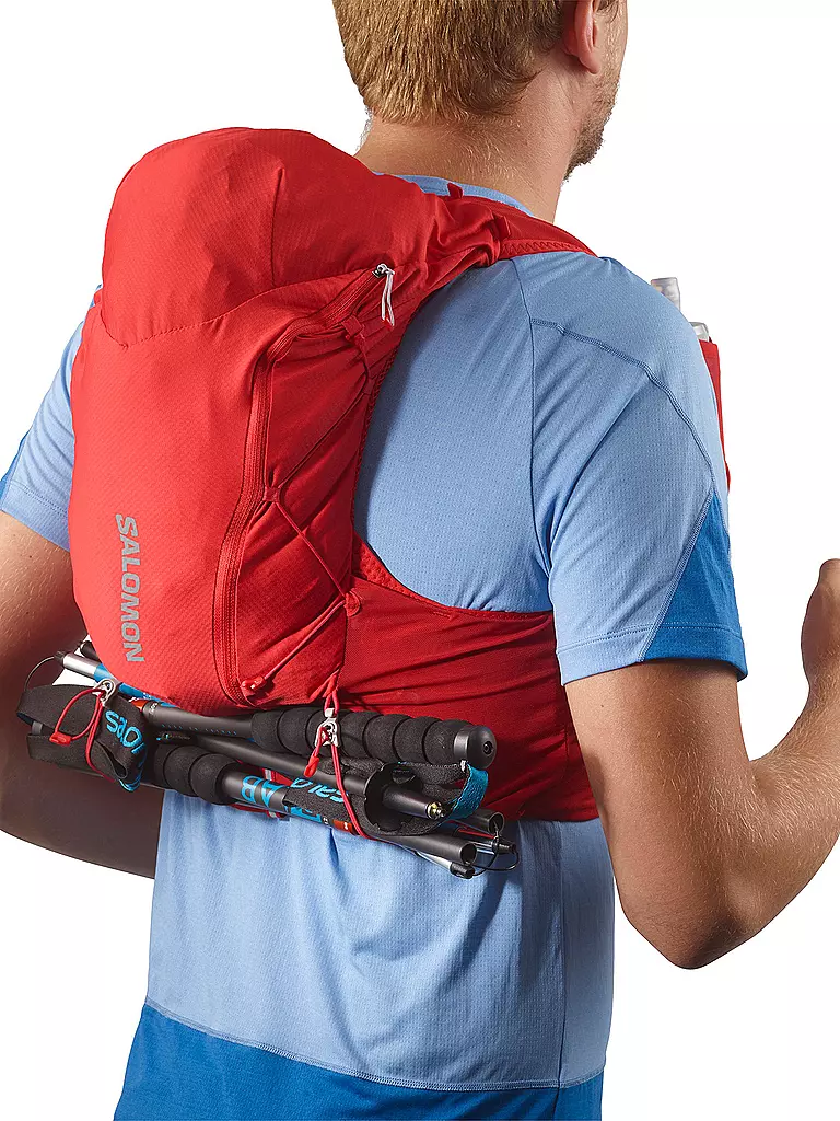 SALOMON | Laufweste mit Flasks Adv Skin 12L | rot