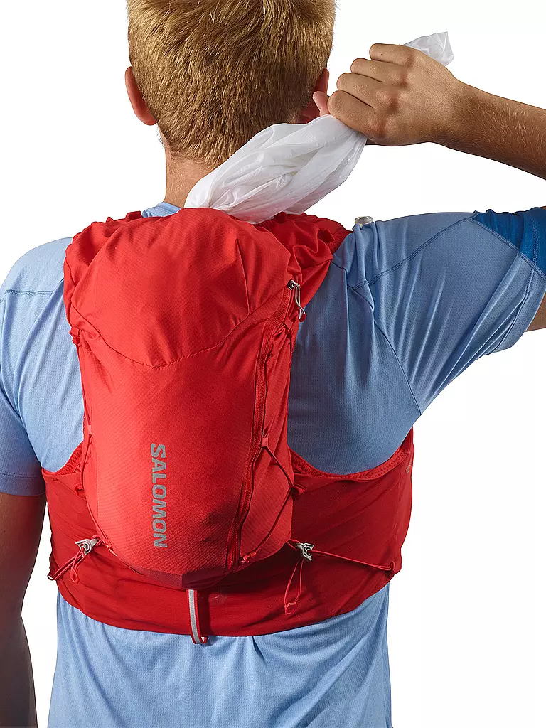 SALOMON | Laufweste mit Flasks Adv Skin 12L | rot