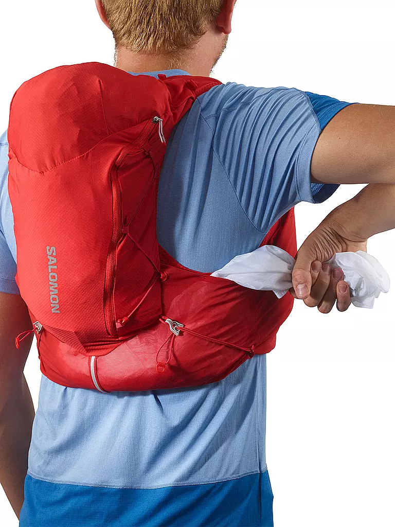 SALOMON | Laufweste mit Flasks Adv Skin 12L | rot