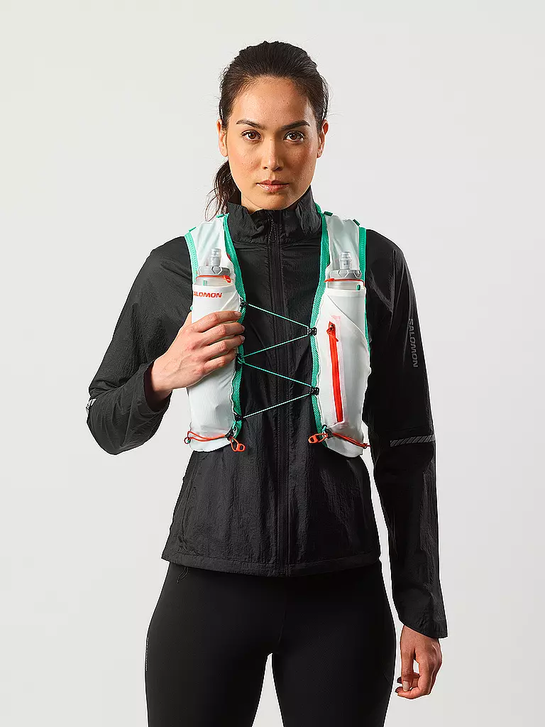 SALOMON | Trinkweste ADV Skin 5 Set | weiss