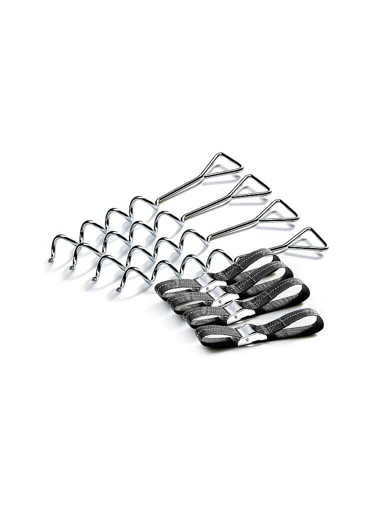 SALTA | Trampolin Verankerungsset | silber