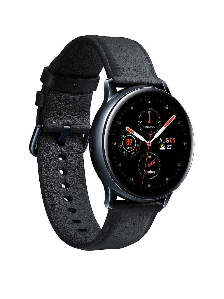 SAMSUNG | Smartwatch Galaxy Watch Active2 LTE Edelstahl 40mm | schwarz